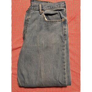 Levi Strauss 550 Relaxed Fit Mens Jeans W40 L32 Light Wash Denim